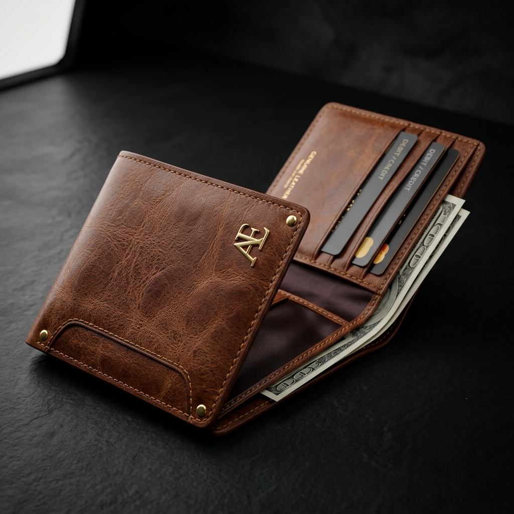 Aurelia Gold-Trim Wallet